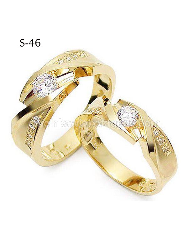 Detail Contoh Cincin Tunangan Emas Nomer 51