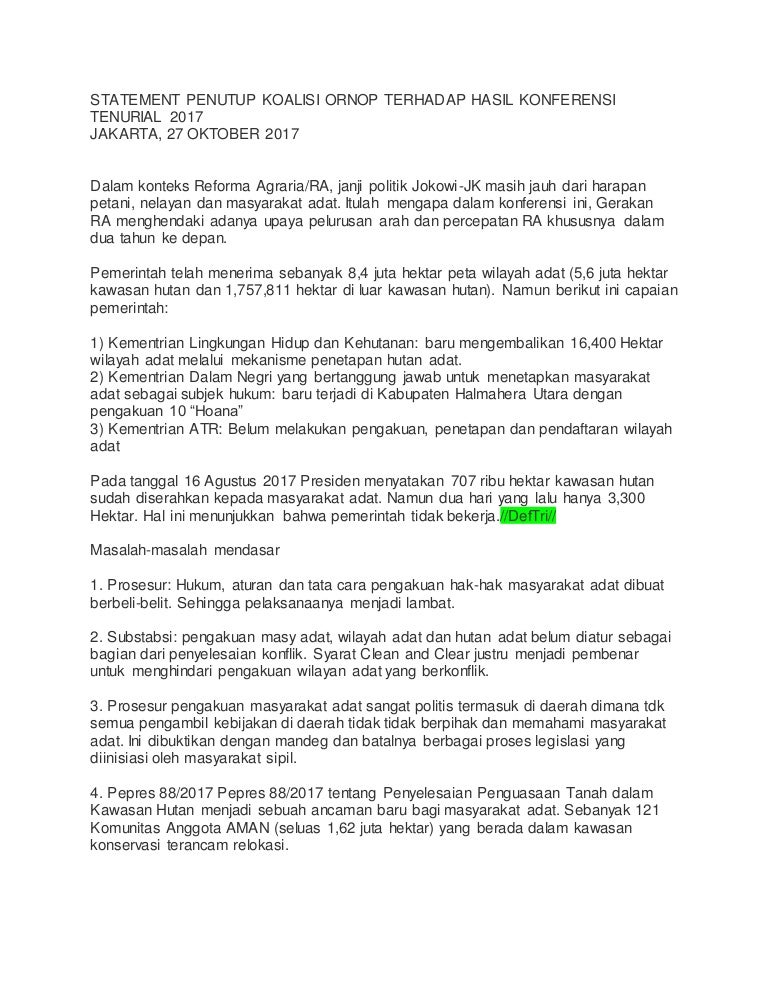 Detail Contoh Closing Statement Nomer 2