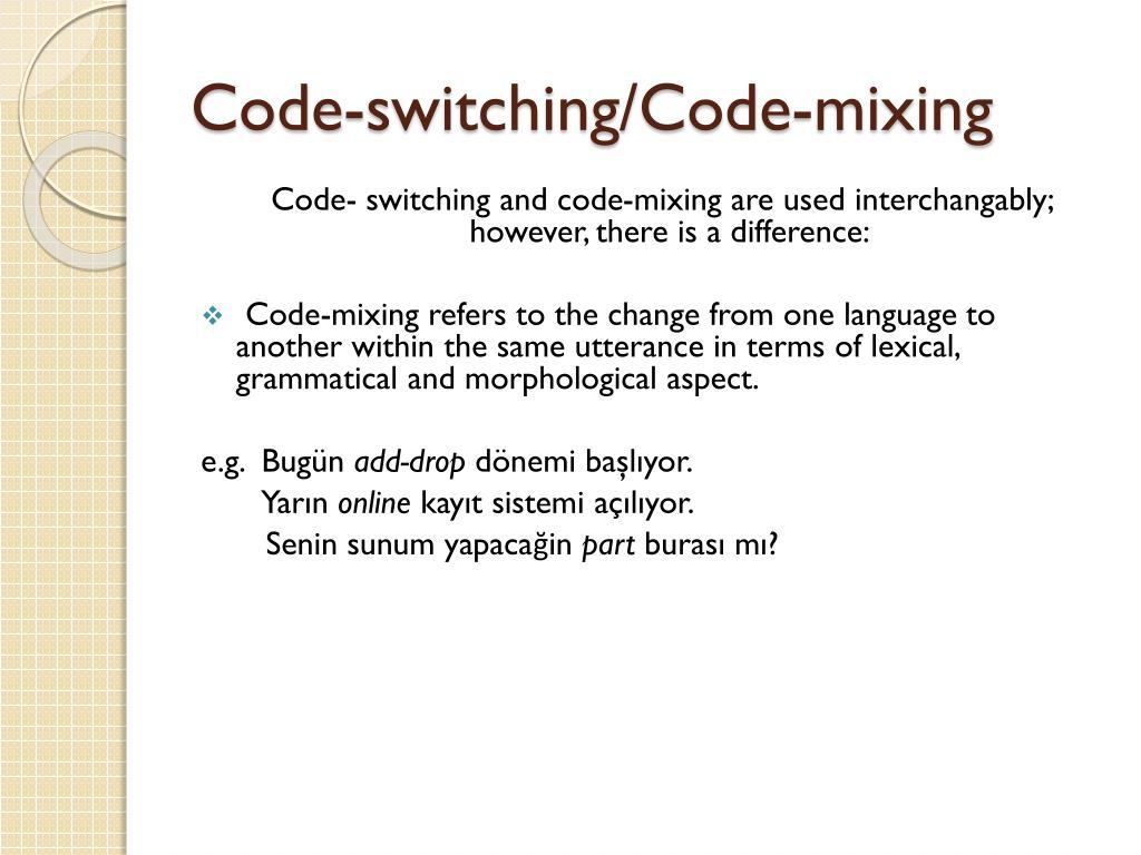 Detail Contoh Code Switching Nomer 25