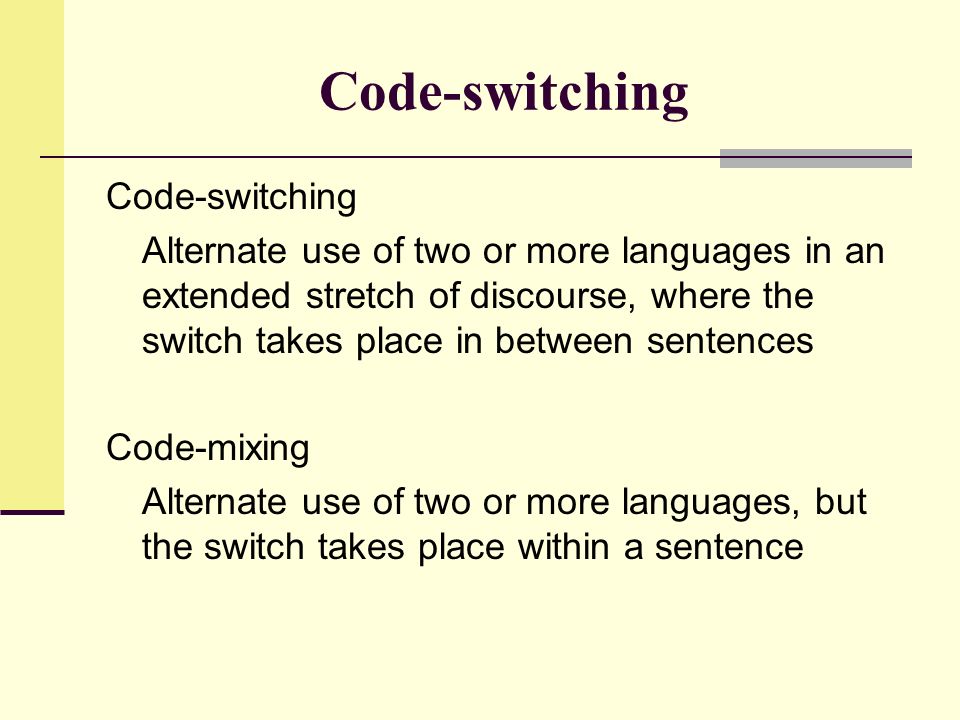 Detail Contoh Code Switching Nomer 41