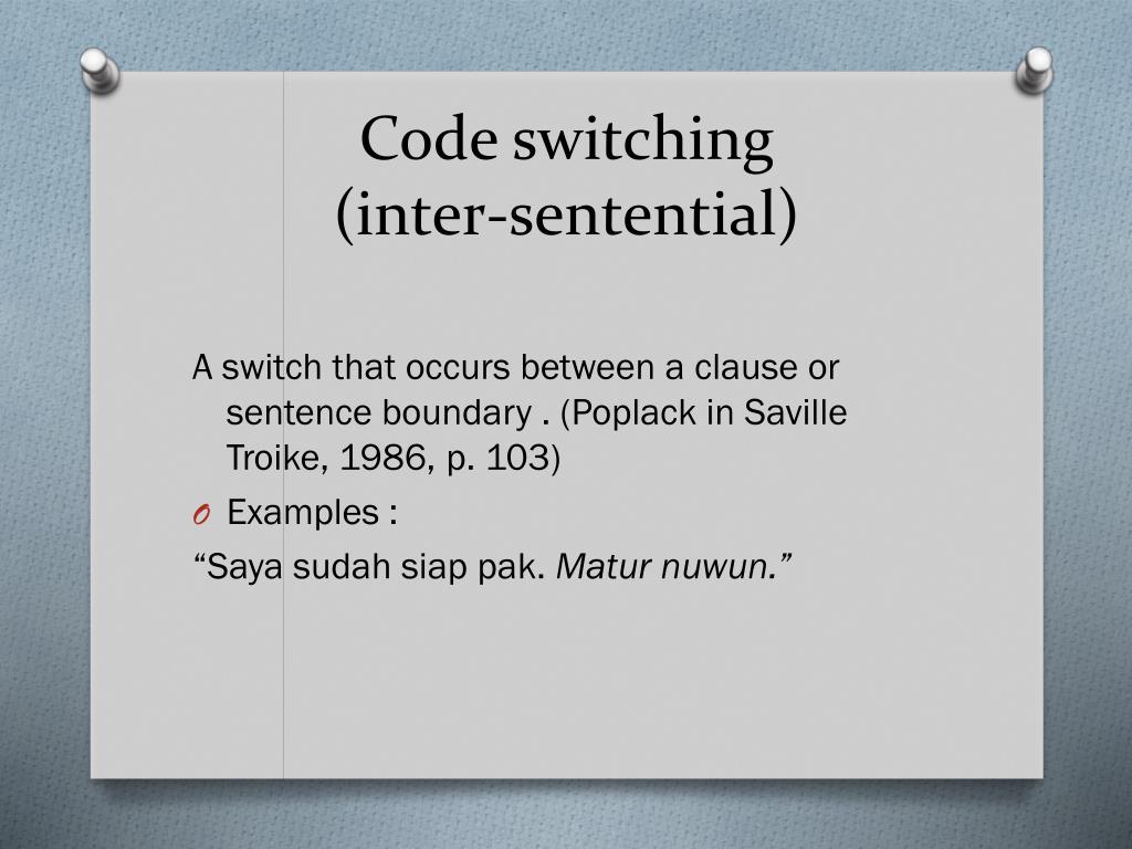 Detail Contoh Code Switching Nomer 8