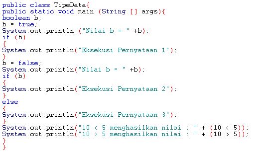 Detail Contoh Coding Java Nomer 18