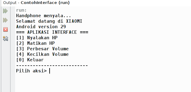 Detail Contoh Coding Java Nomer 21