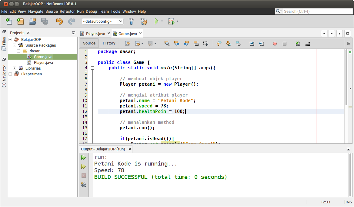 Detail Contoh Coding Java Nomer 33