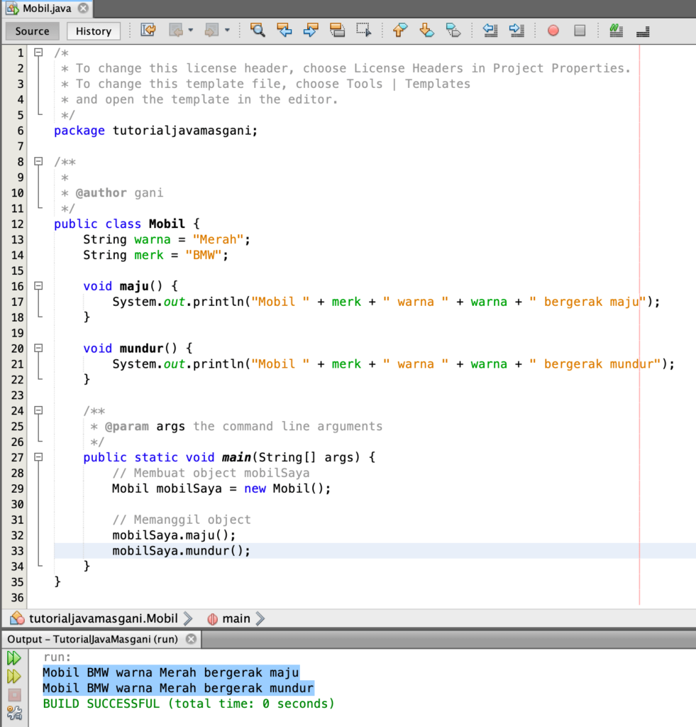 Detail Contoh Coding Java Nomer 44
