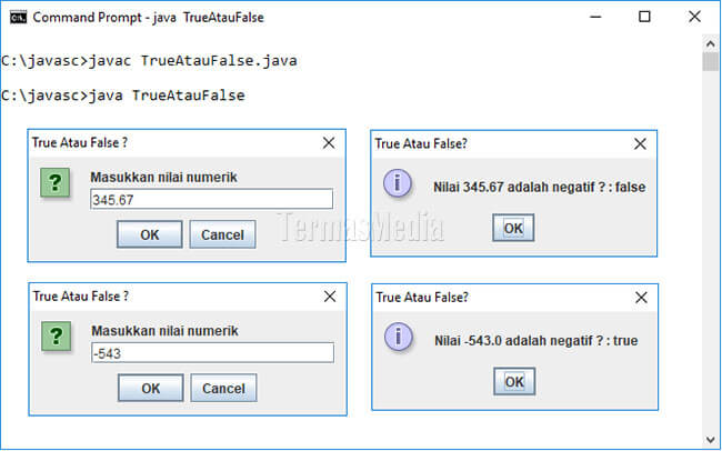 Detail Contoh Coding Java Nomer 47