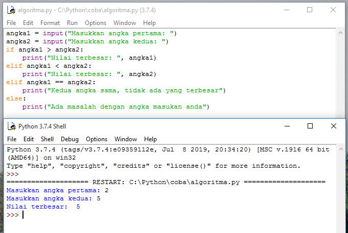 Detail Contoh Coding Python Nomer 42