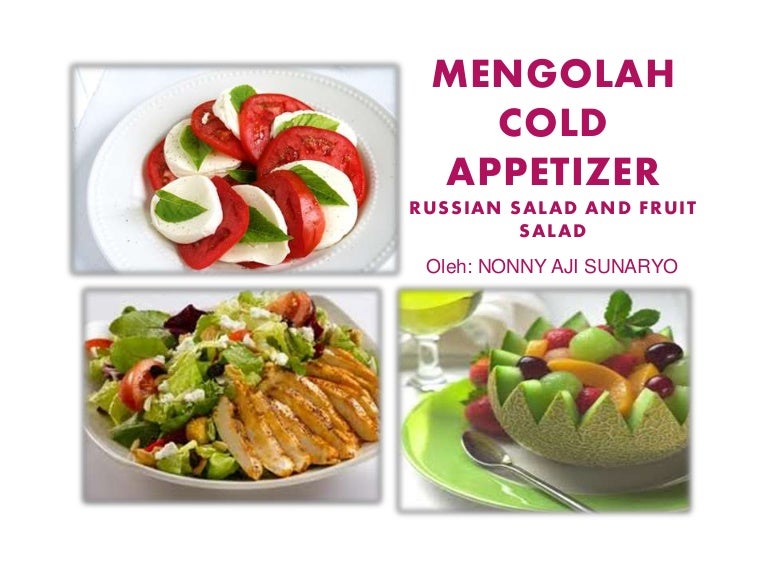 Detail Contoh Cold Appetizer Nomer 35