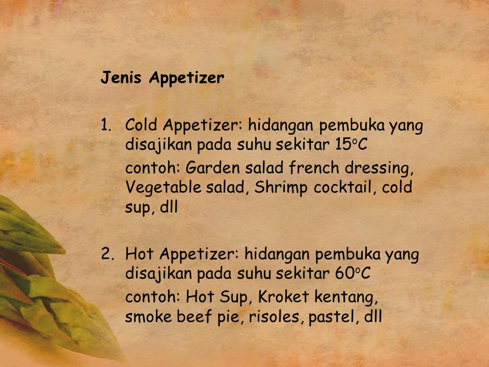 Detail Contoh Cold Appetizer Nomer 48