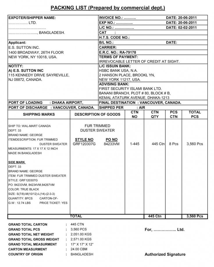 Detail Contoh Commercial Invoice Nomer 20