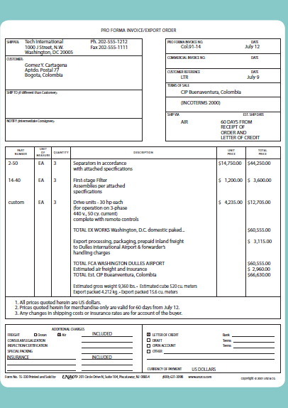 Detail Contoh Commercial Invoice Nomer 47