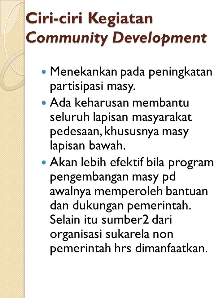 Detail Contoh Community Development Nomer 4