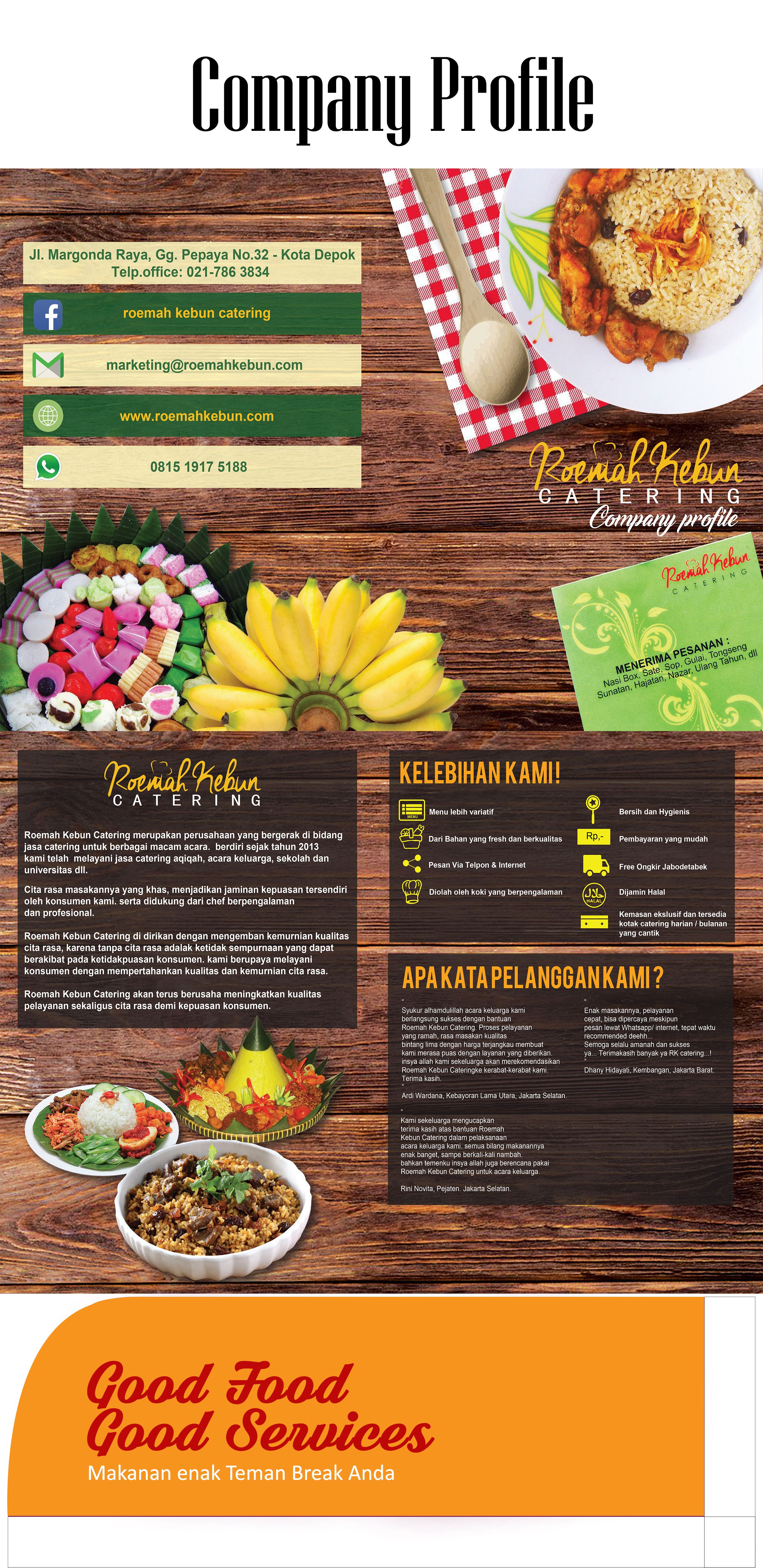 Detail Contoh Company Profile Catering Koleksi Nomer 1