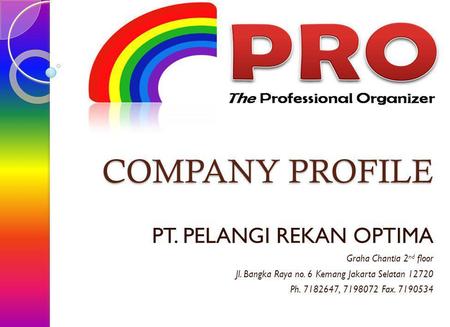 Detail Contoh Company Profile Perusahaan Ppt Nomer 26