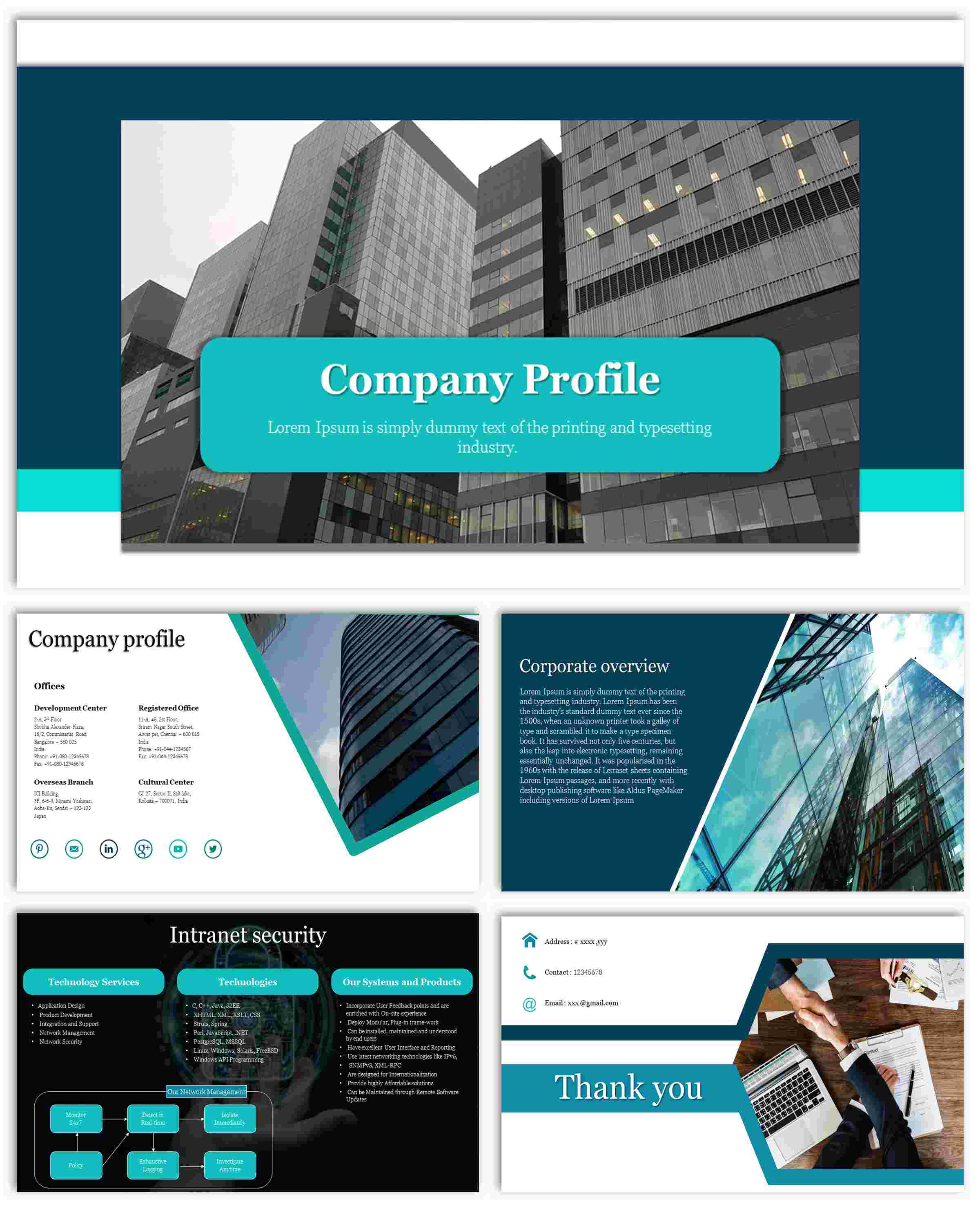 Detail Contoh Company Profile Ppt Nomer 10