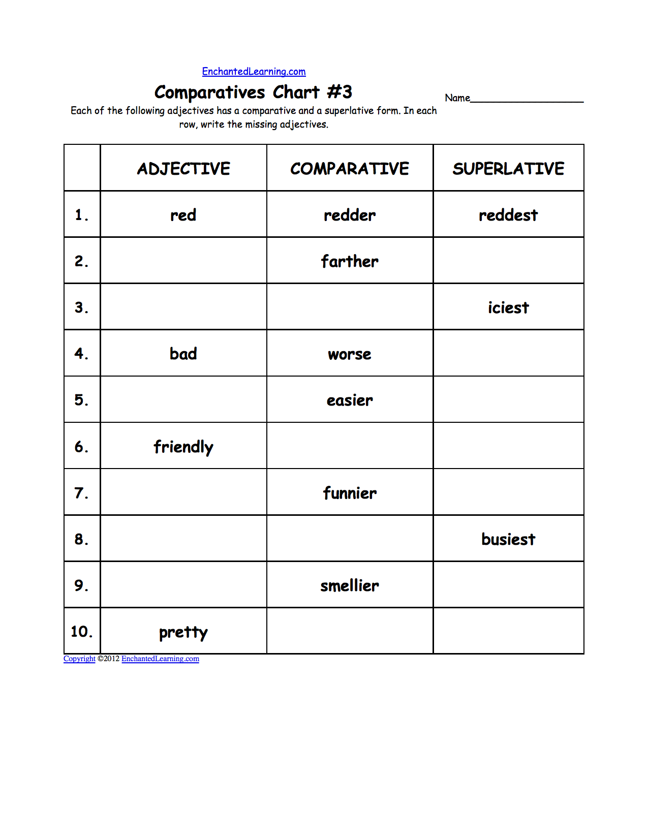 Detail Contoh Comparative And Superlative Nomer 33