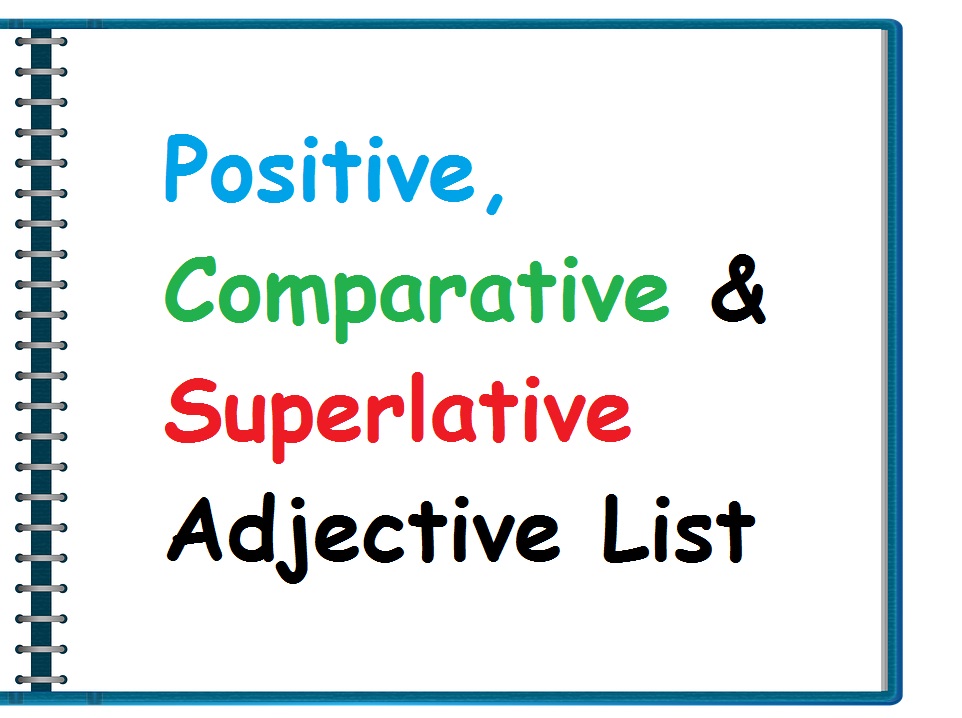 Detail Contoh Comparative And Superlative Nomer 43