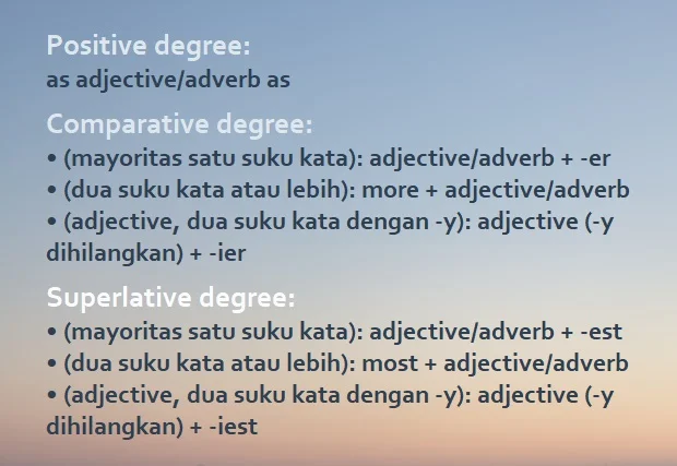 Detail Contoh Comparative Degree Nomer 40