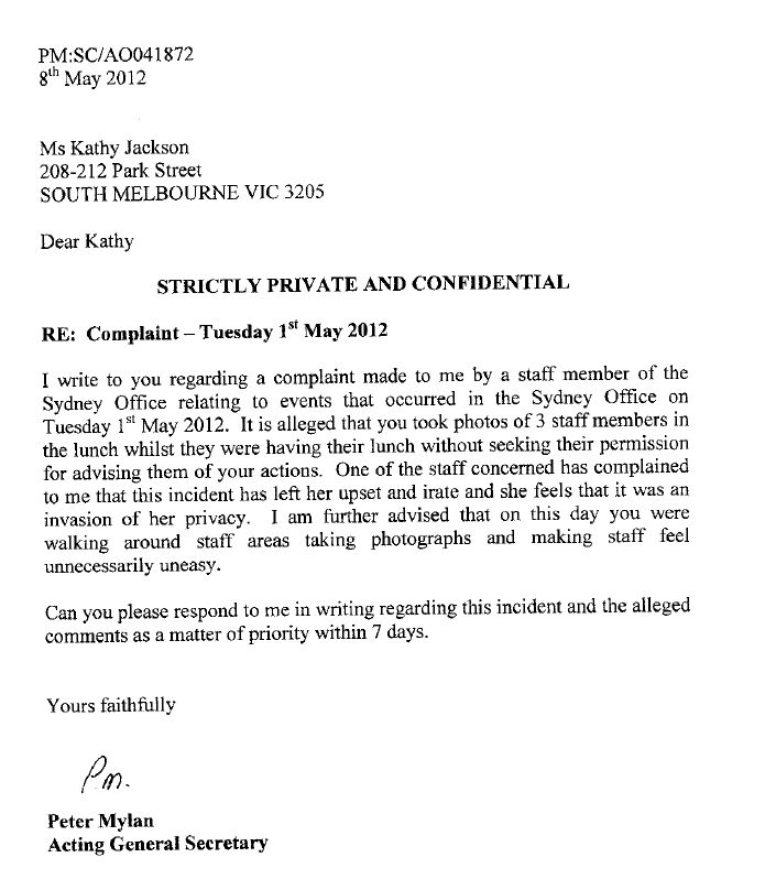 Detail Contoh Complaint Letter Nomer 31