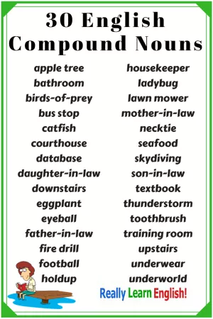 Detail Contoh Compound Noun Nomer 16