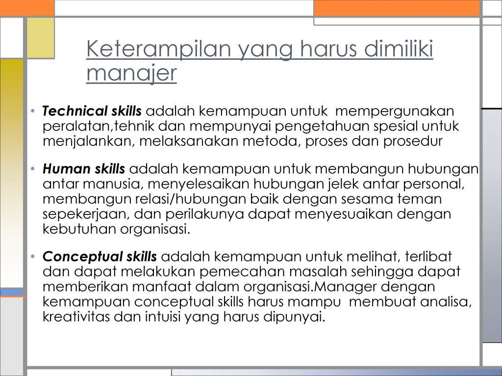 Detail Contoh Conceptual Skill Nomer 12