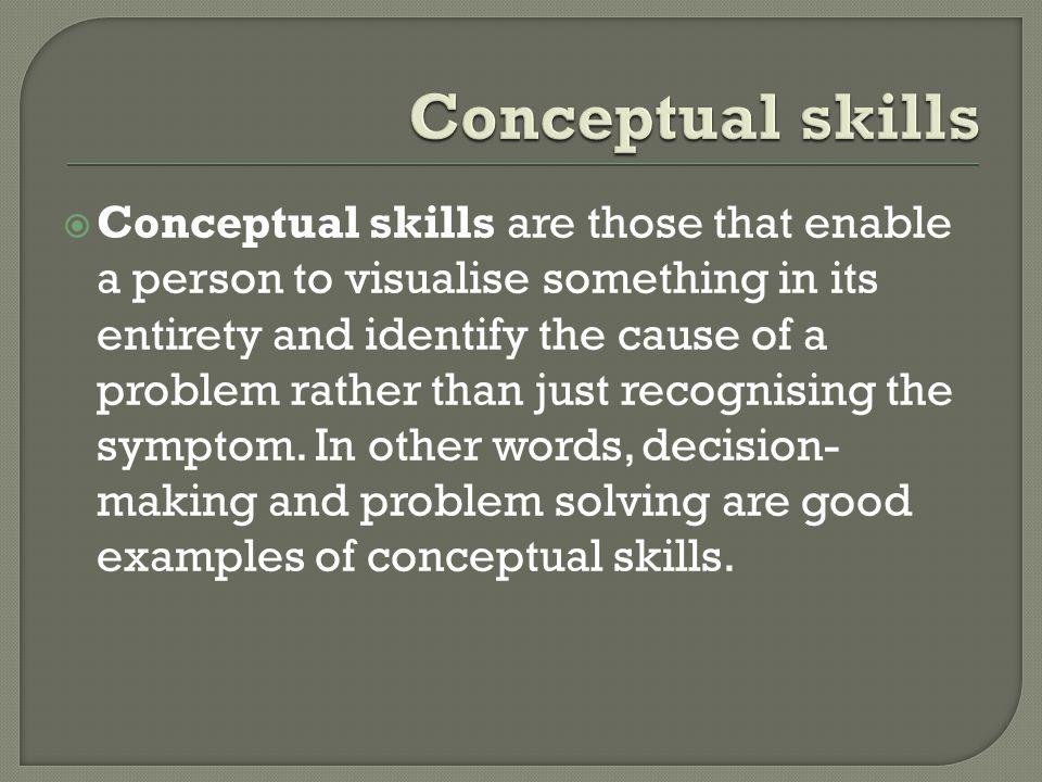 Detail Contoh Conceptual Skill Nomer 17