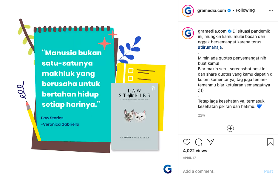 Detail Contoh Content Marketing Di Instagram Nomer 5