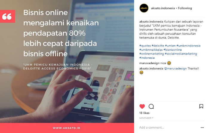 Detail Contoh Content Marketing Di Instagram Nomer 7