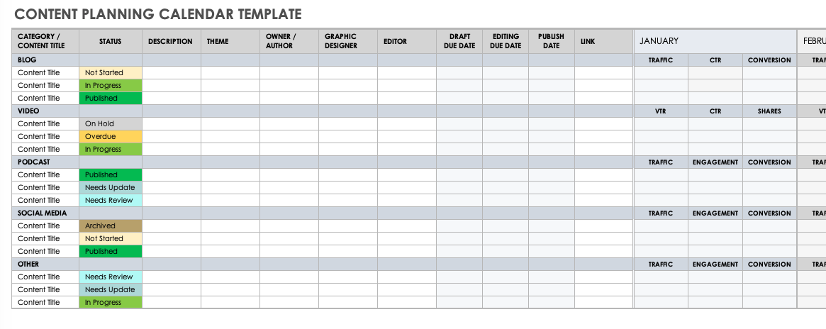 Detail Contoh Content Plan Nomer 6
