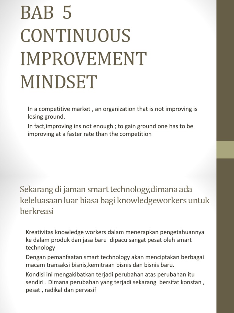 Detail Contoh Continuous Improvement Nomer 37