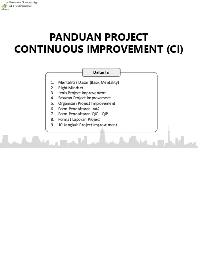 Detail Contoh Continuous Improvement Koleksi Nomer 43