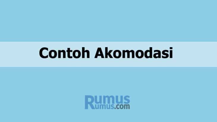 Detail Contoh Contoh Akomodasi Nomer 4