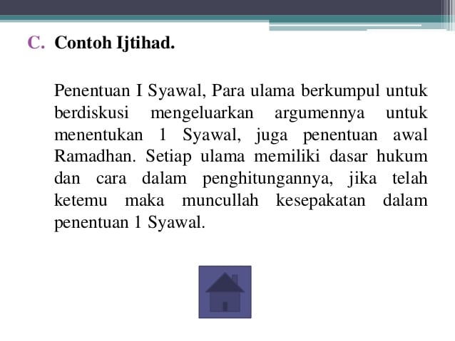 Detail Contoh Contoh Ijtihad Nomer 11