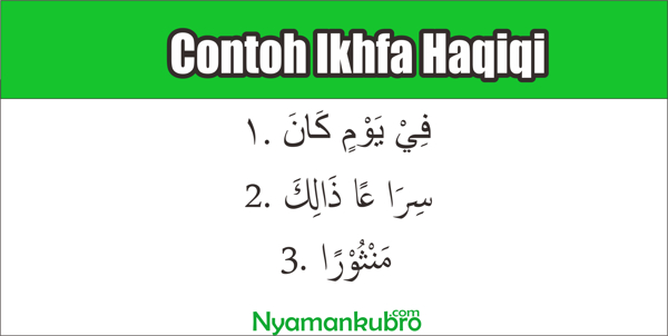 Detail Contoh Contoh Ikhfa Nomer 19