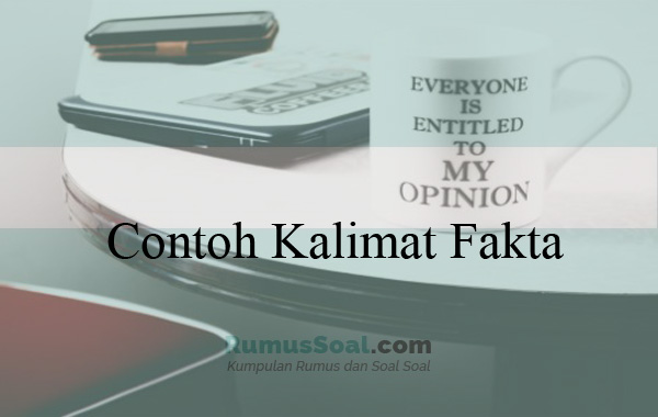 Detail Contoh Contoh Kalimat Fakta Nomer 28