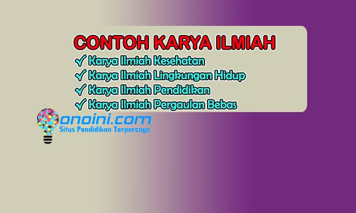 Detail Contoh Contoh Karya Ilmiah Nomer 22