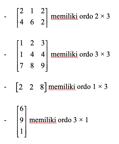 Detail Contoh Contoh Matriks Nomer 4