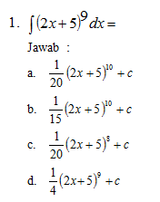 Detail Contoh Contoh Soal Integral Nomer 25