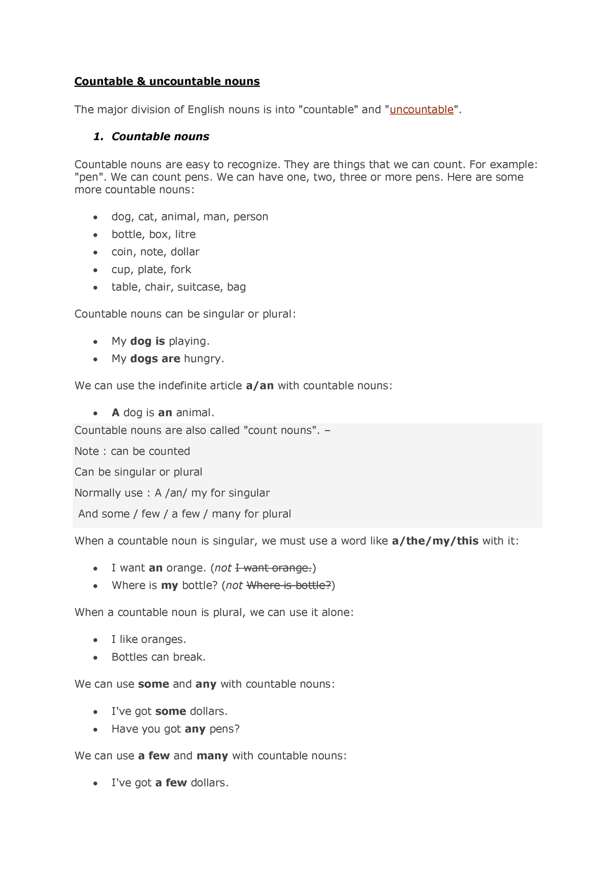 Detail Contoh Countable Noun Nomer 31