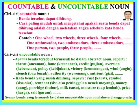 Detail Contoh Countable Noun Dan Uncountable Noun Nomer 31