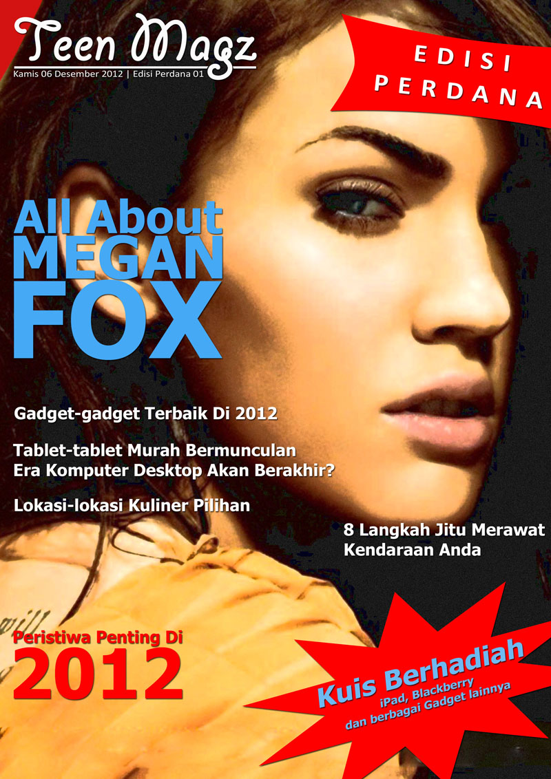 Detail Contoh Cover Majalah Dengan Photoshop Nomer 4