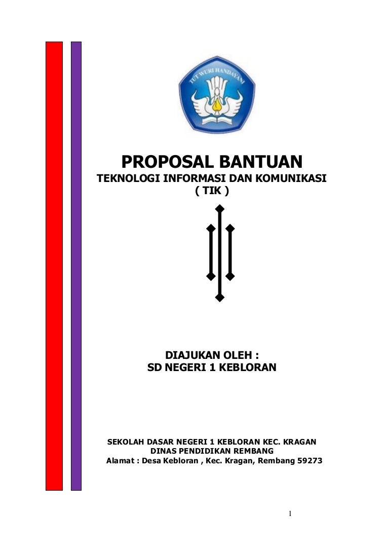 Detail Contoh Cover Proposal Pengajuan Dana Nomer 32