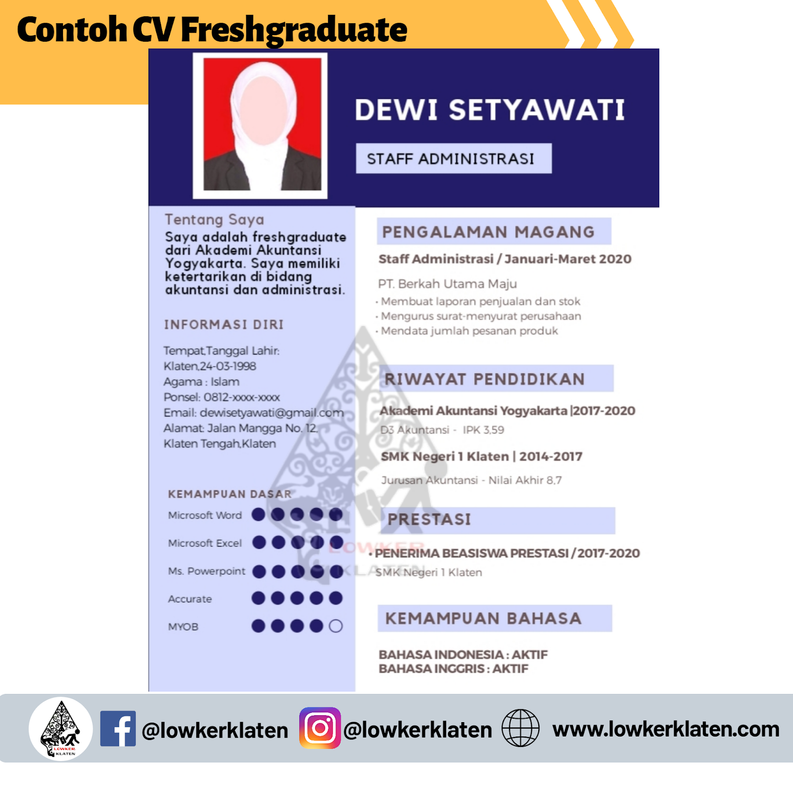 Detail Contoh Cv 2020 Nomer 15