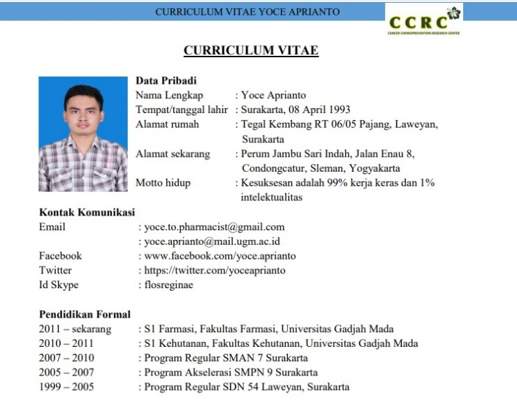 Detail Contoh Cv 2020 Nomer 16