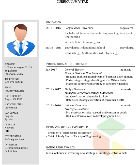 Detail Contoh Cv 2020 Nomer 56