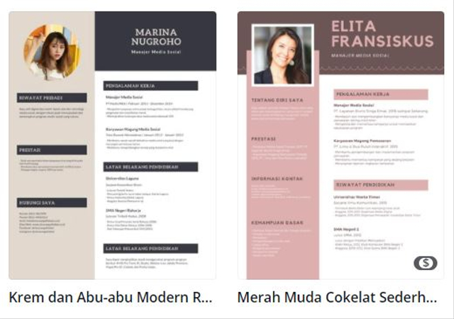 Detail Contoh Cv Canva Nomer 16