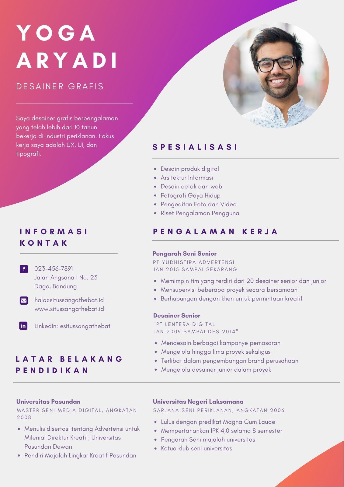 Detail Contoh Cv Canva Nomer 7