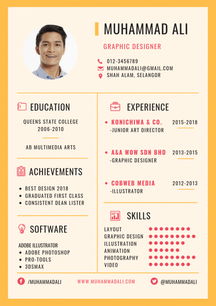 Detail Contoh Cv Data Diri Nomer 25
