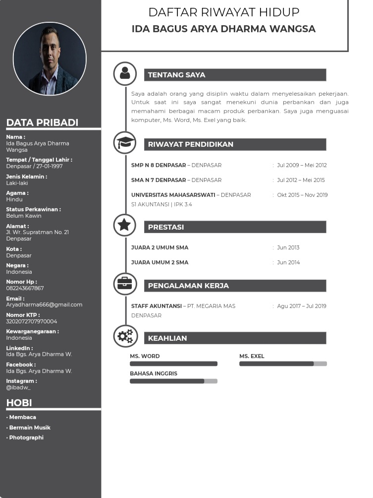 Detail Contoh Cv Di Hp Nomer 56