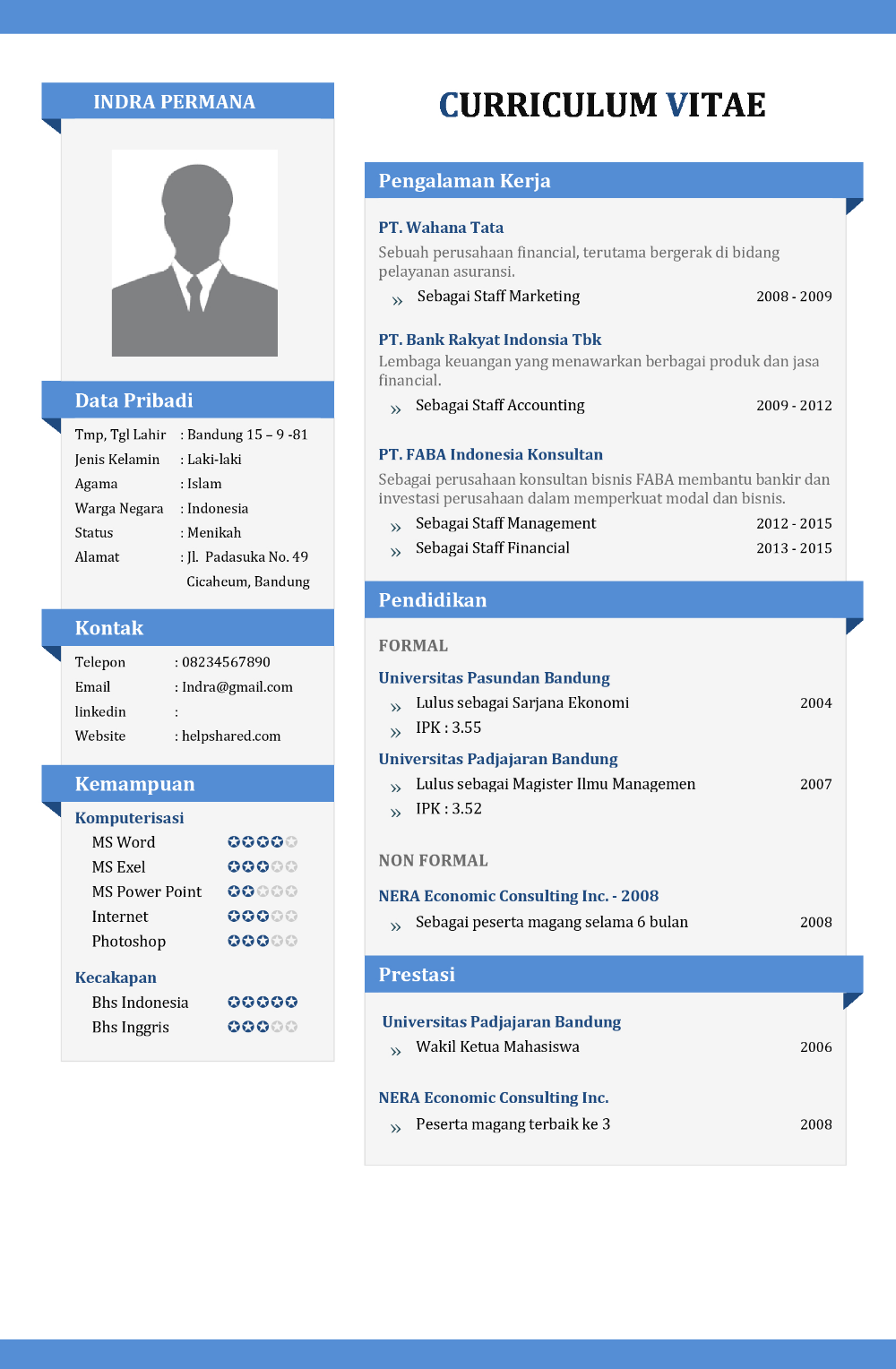 Detail Contoh Cv Doc Nomer 31
